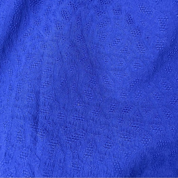 Nike Women's Textured Athletic Shorts in Deep Royal Blue Size Medium GUC - Picture 4 of 9